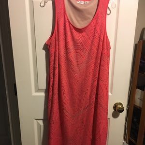 Women’s 18/20 pink lined dress